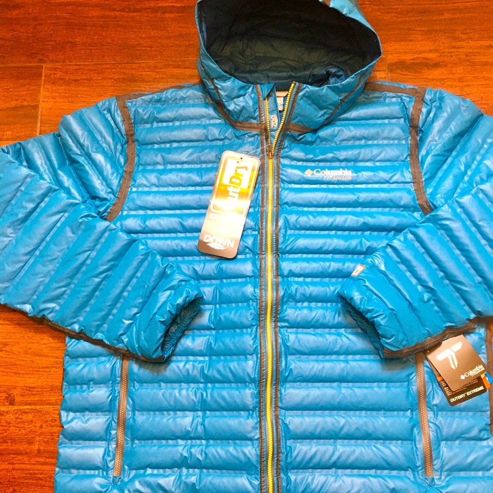 NWT COLUMBIA OUTDRY EXTREME TITANIUM DOWN JACKET